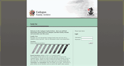 Desktop Screenshot of cadoganarchive.co.uk